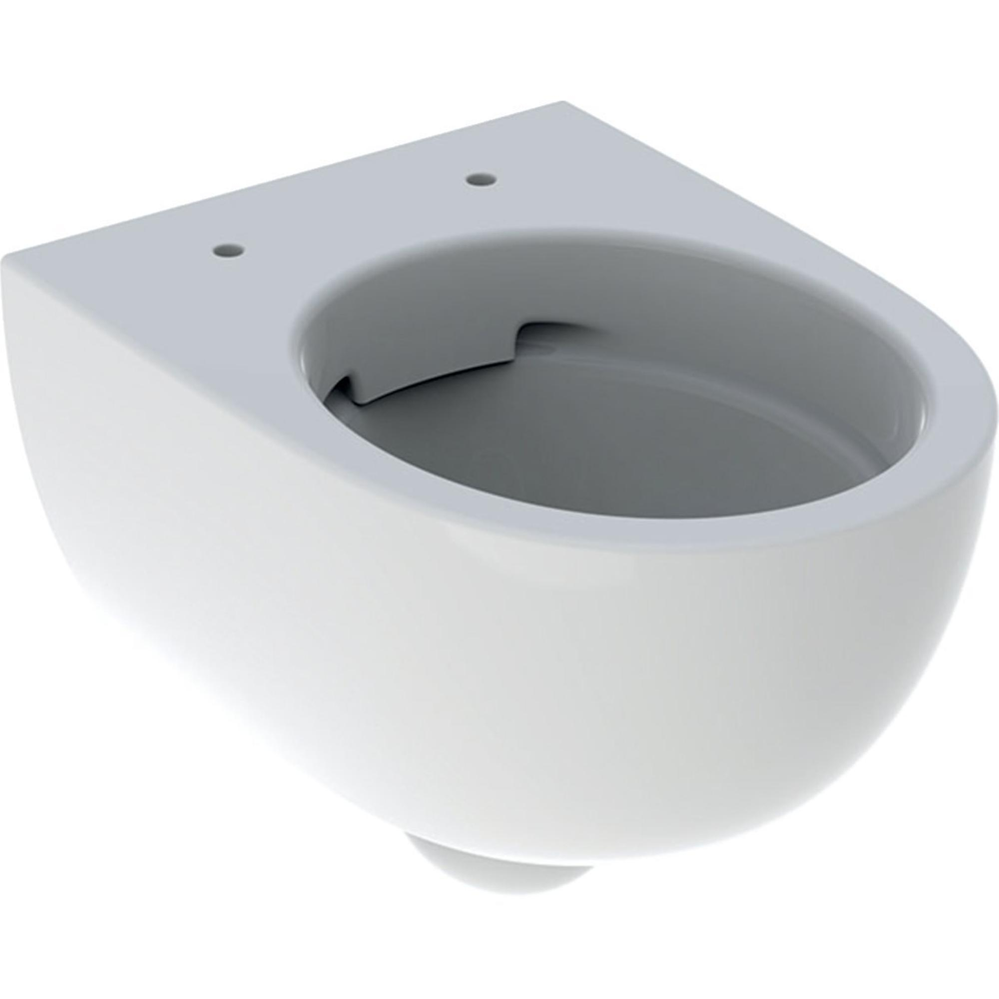 Geberit Renova Compact hangend randloos toilet met KeraTect en verborgen bevestiging wit glans