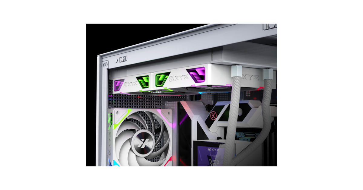 XYZ PC GearHydroview AIO 240 waterkoeling  (Wit, ARGB, PWM)