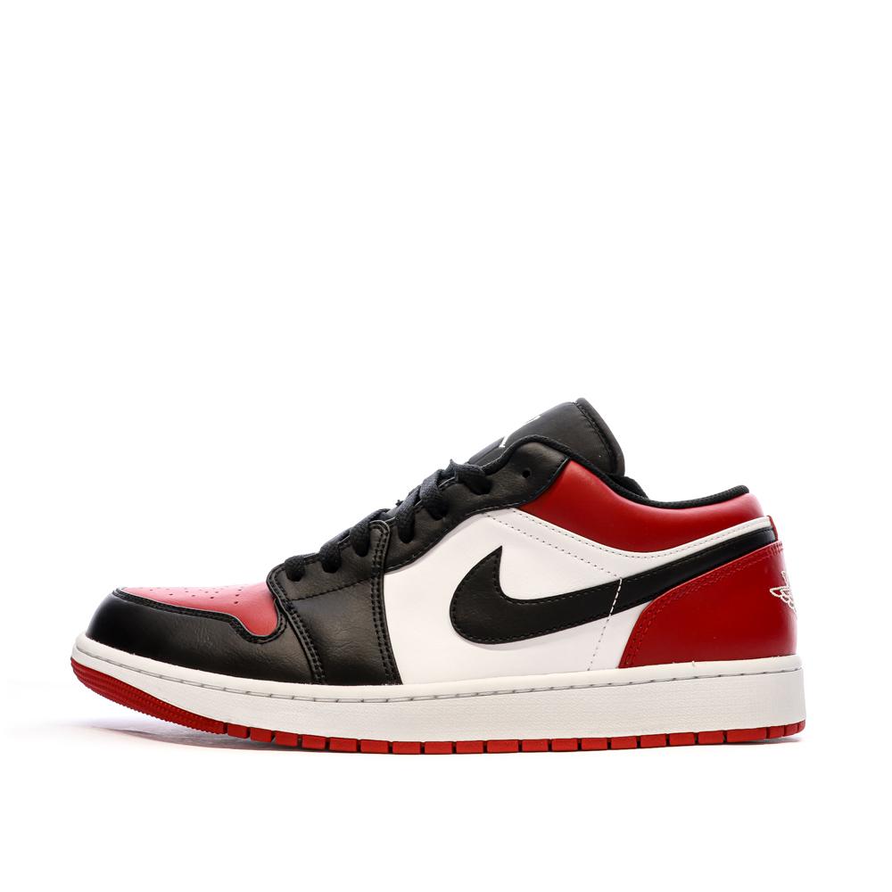 Nike Baskets Noir/Rouge Homme Nike Air Jordan 1 Low