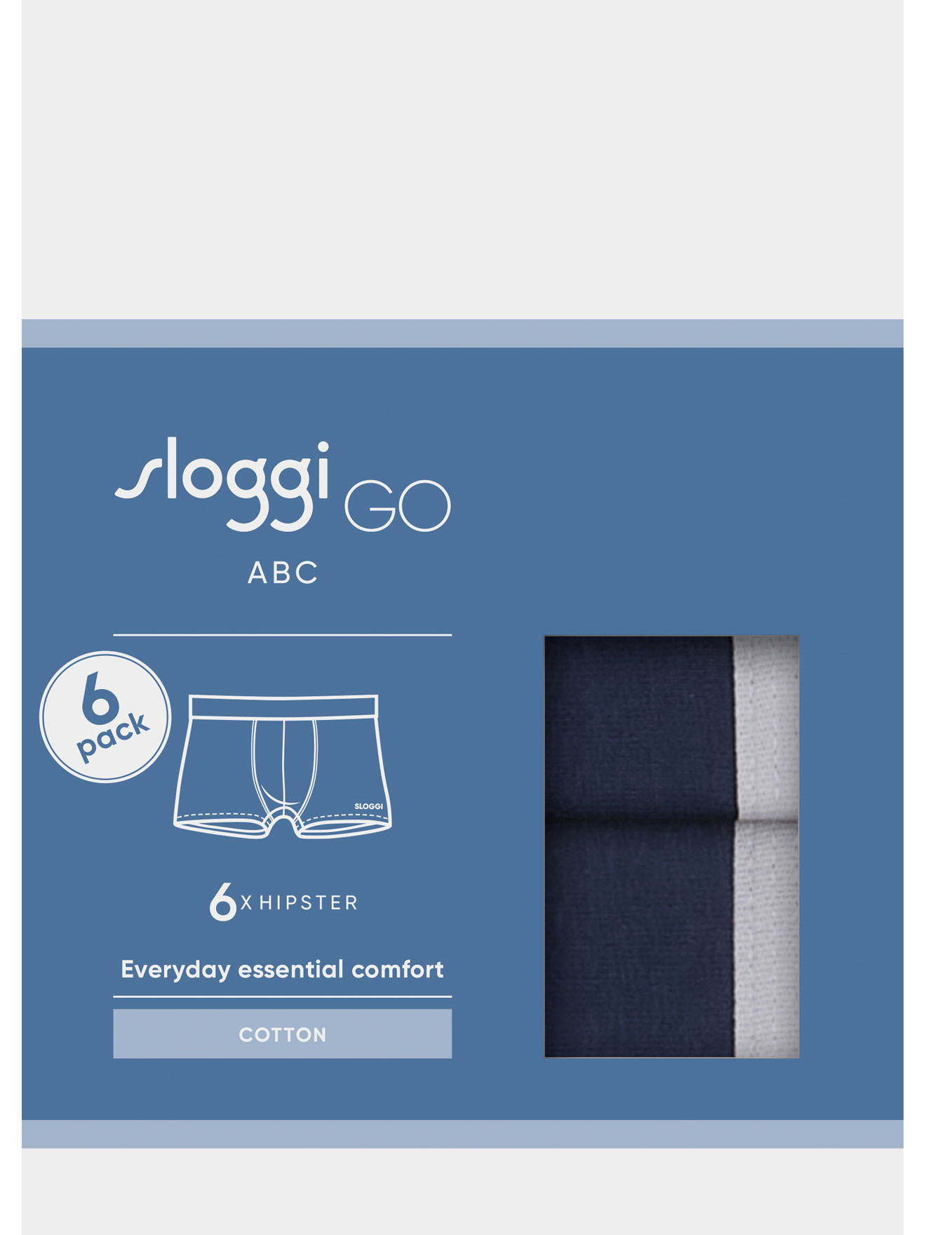 Lot de 6 boxers GO ABC 2.0