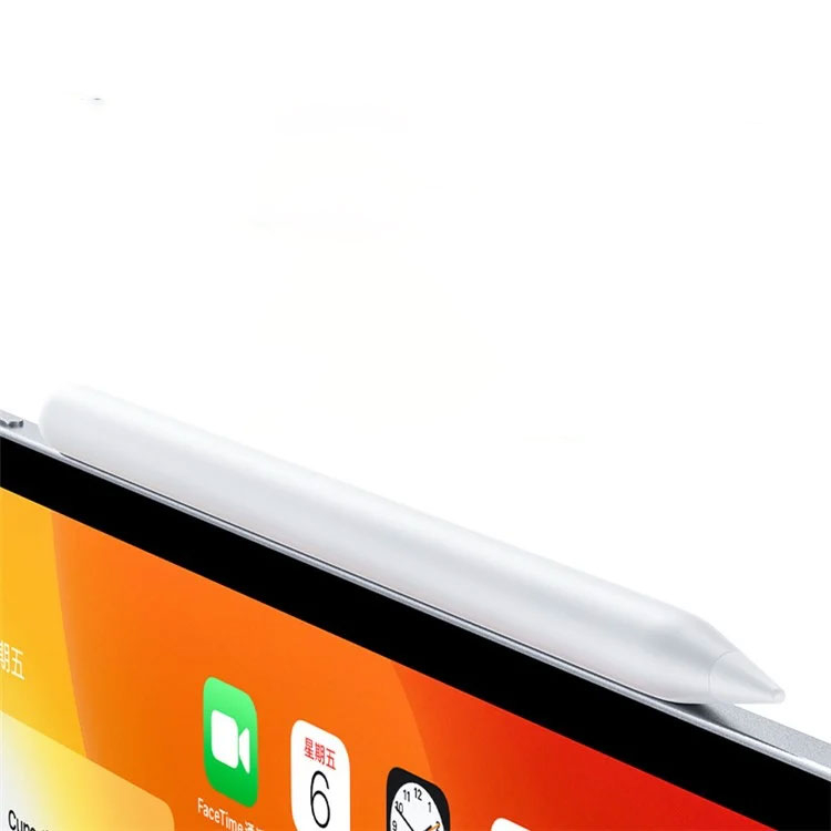 Kapazitiver Touch Pen Stylus Pencil mit Magnetbefestigung / Tiltfunktion / Neigungssensitivität und kabellosem Laden für Apple iPad - Weiss