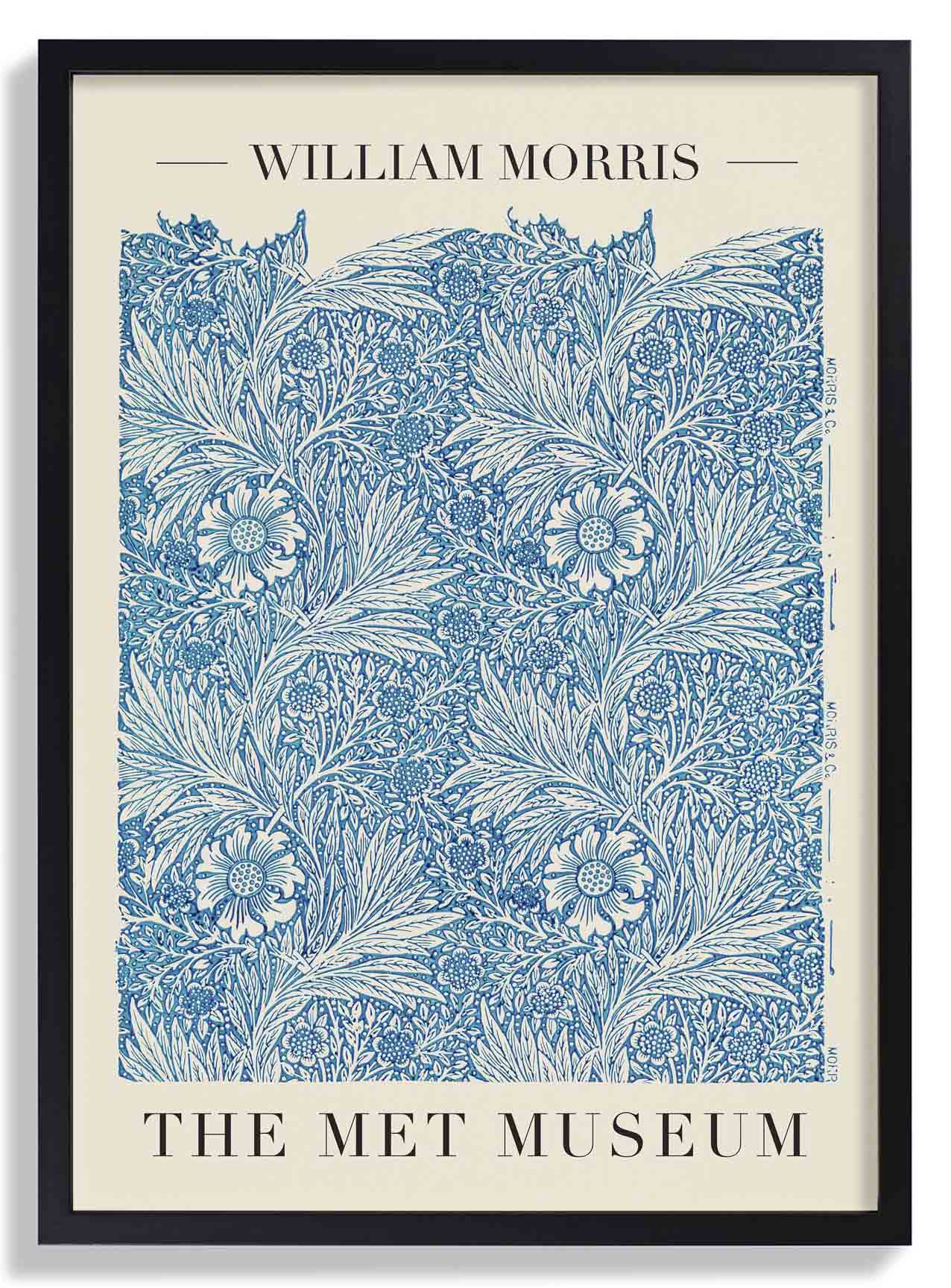 William Morris Blue Marigold Kunstausstellung