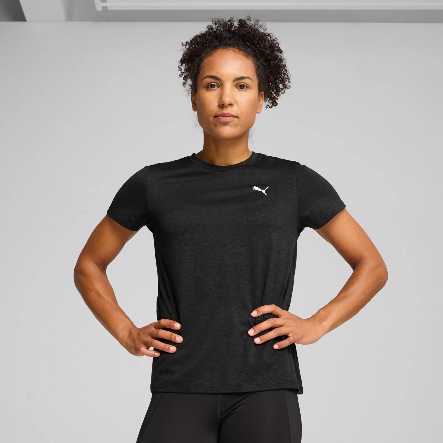 PUMA  Essential Heather Logo Tee Dames