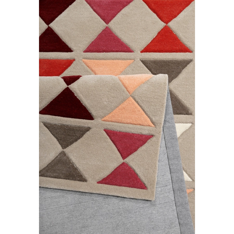 Esprit Kurzflorteppich Mahan rot