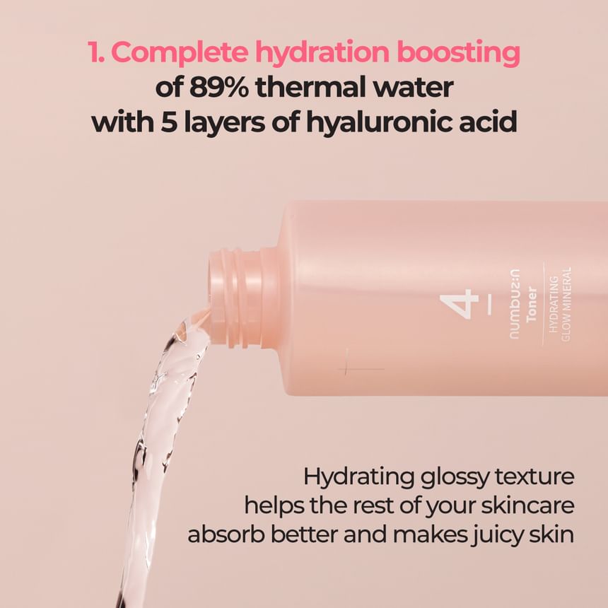 numbuzin - No.4 Hydraterende Glow Minerale Toner