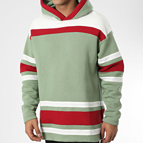 Sweat Capuche 1109 Vert Kaki Clair