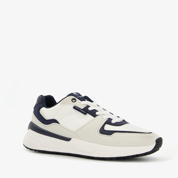 Hush Puppies heren sneakers wit/blauw