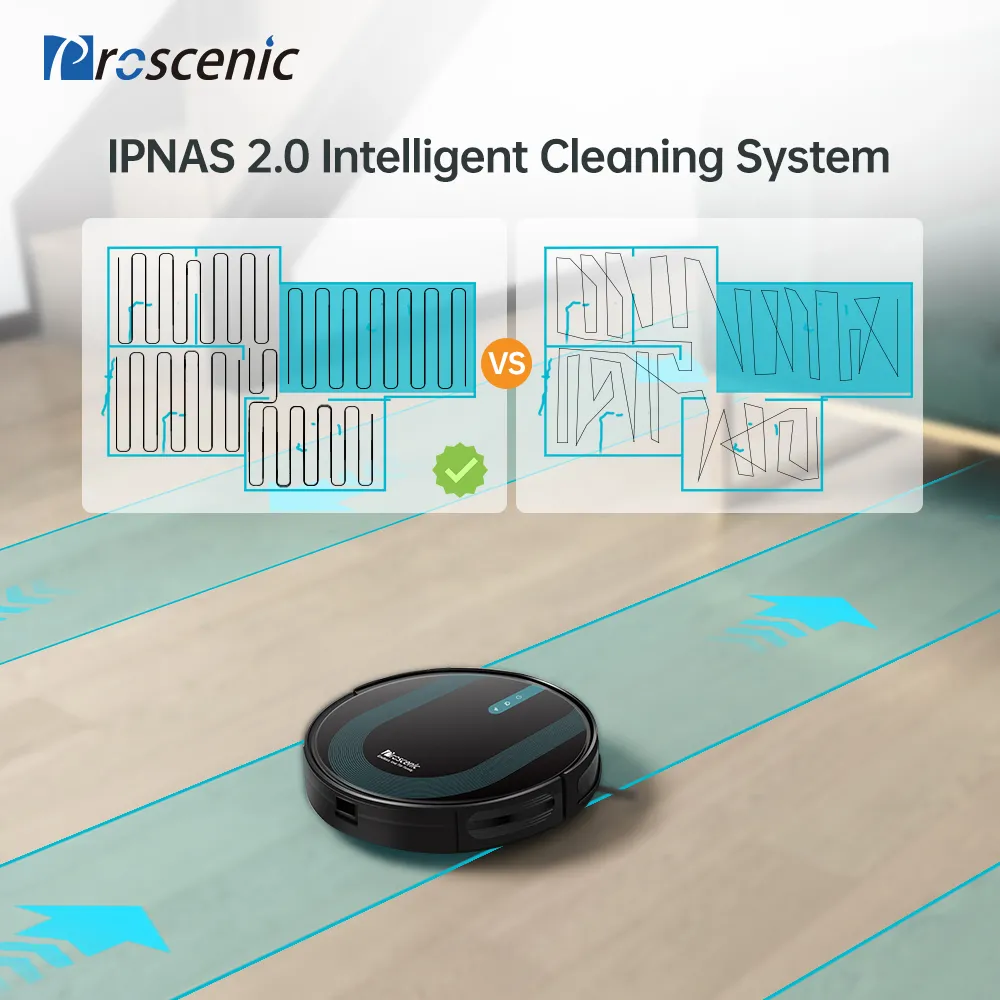 Proscenic 2-i-1 Robot- og moppestøvsuger 850T
