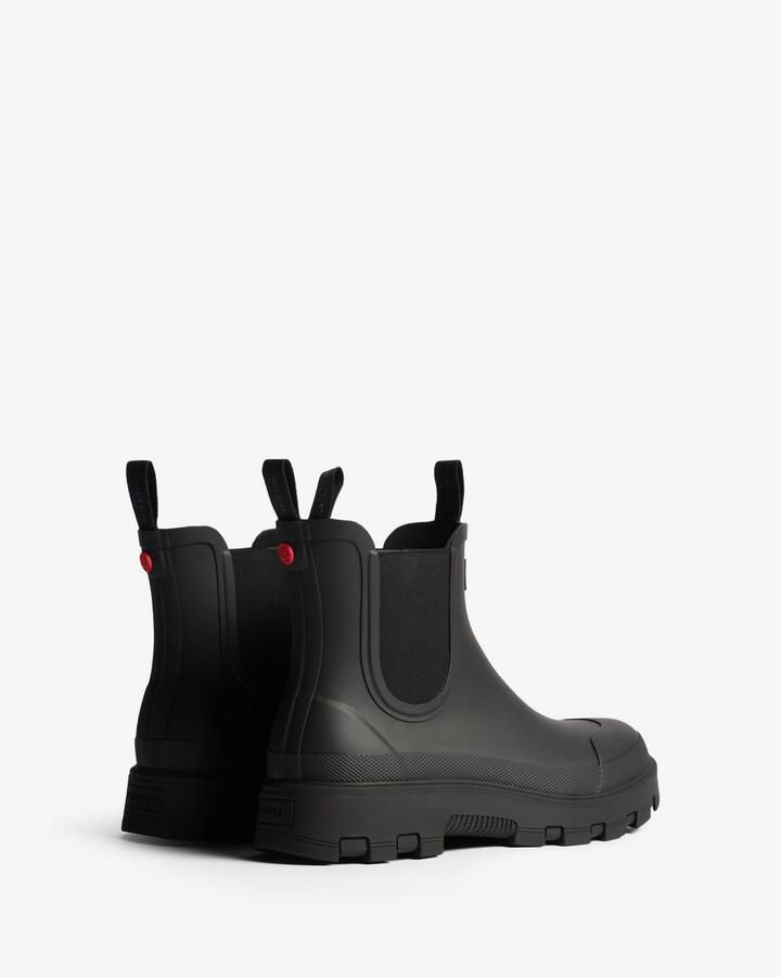 Hunter Boots Ele ts Elastic Chelsea Boot Rubberlaarzen zwart