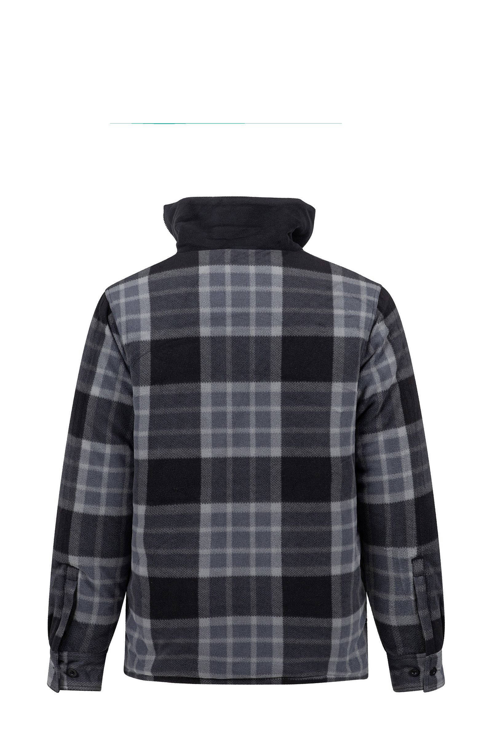 Life-Line fleece outdoor jas Flores grijs/zwart