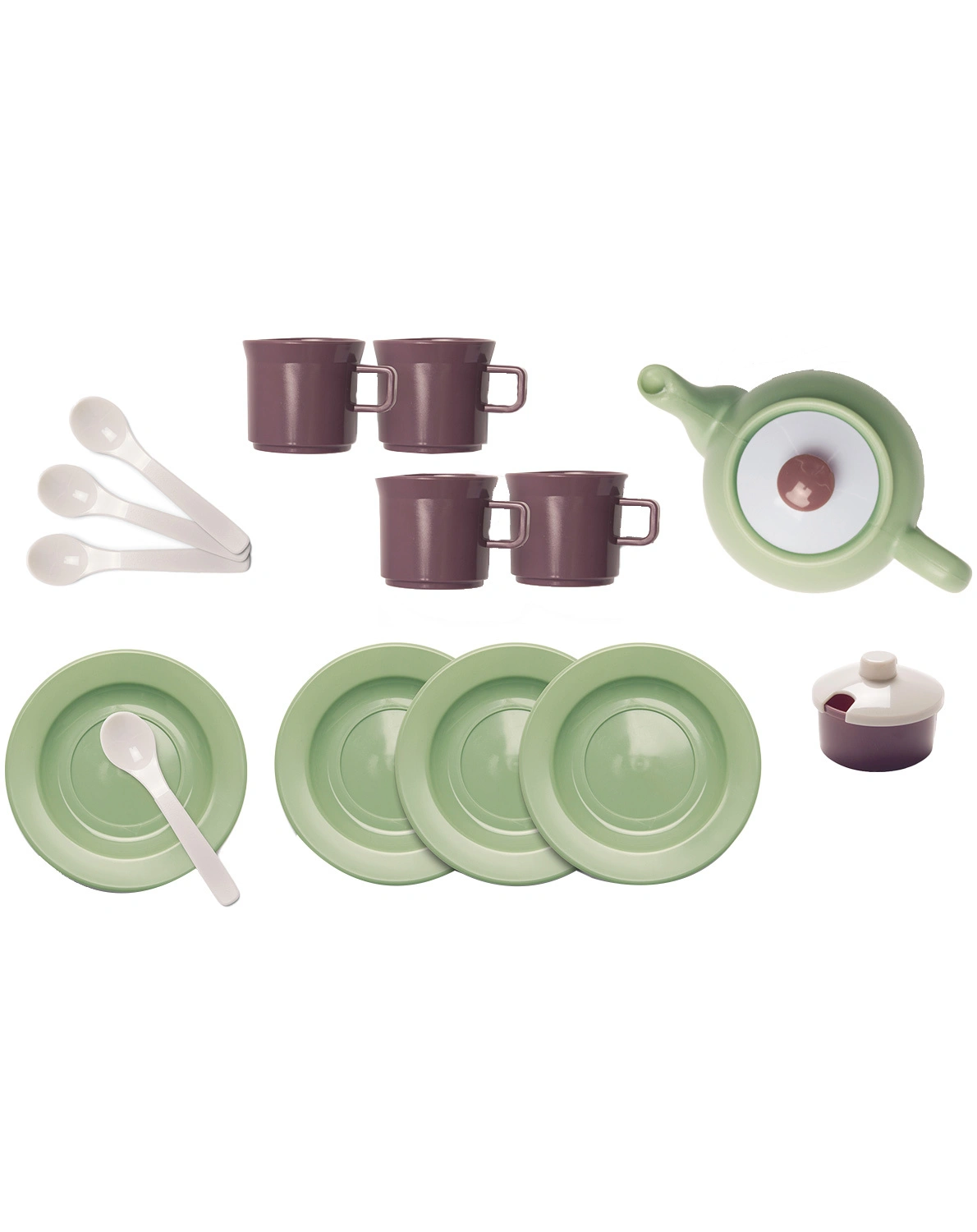 Teeservice GREEN GARDEN 16-teilig in grün