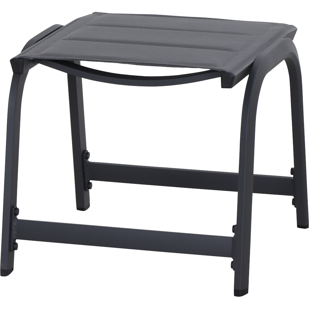 Hocker TESORO - anthrazit-royal grau