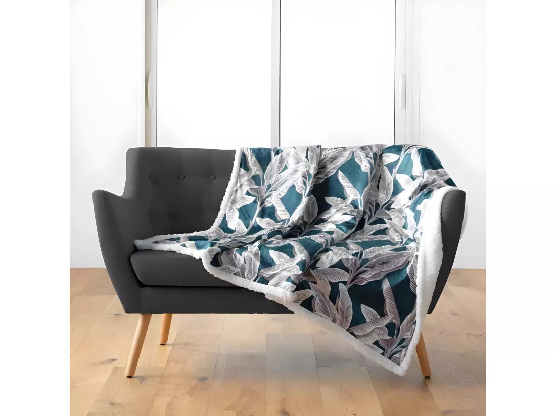 Plaid Velours Imprimé 
