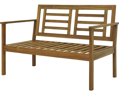 Alina Garden Place 4-zits houten tuinmeubelset bestaande uit: tafel, 2 stoelen, tweezitsbank, kussens
