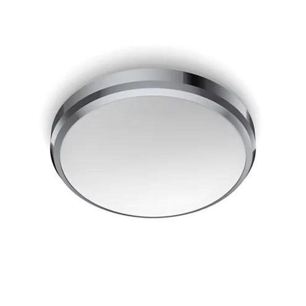 Philips LED plafondlamp Doris in chroom 6W 600lm IP44