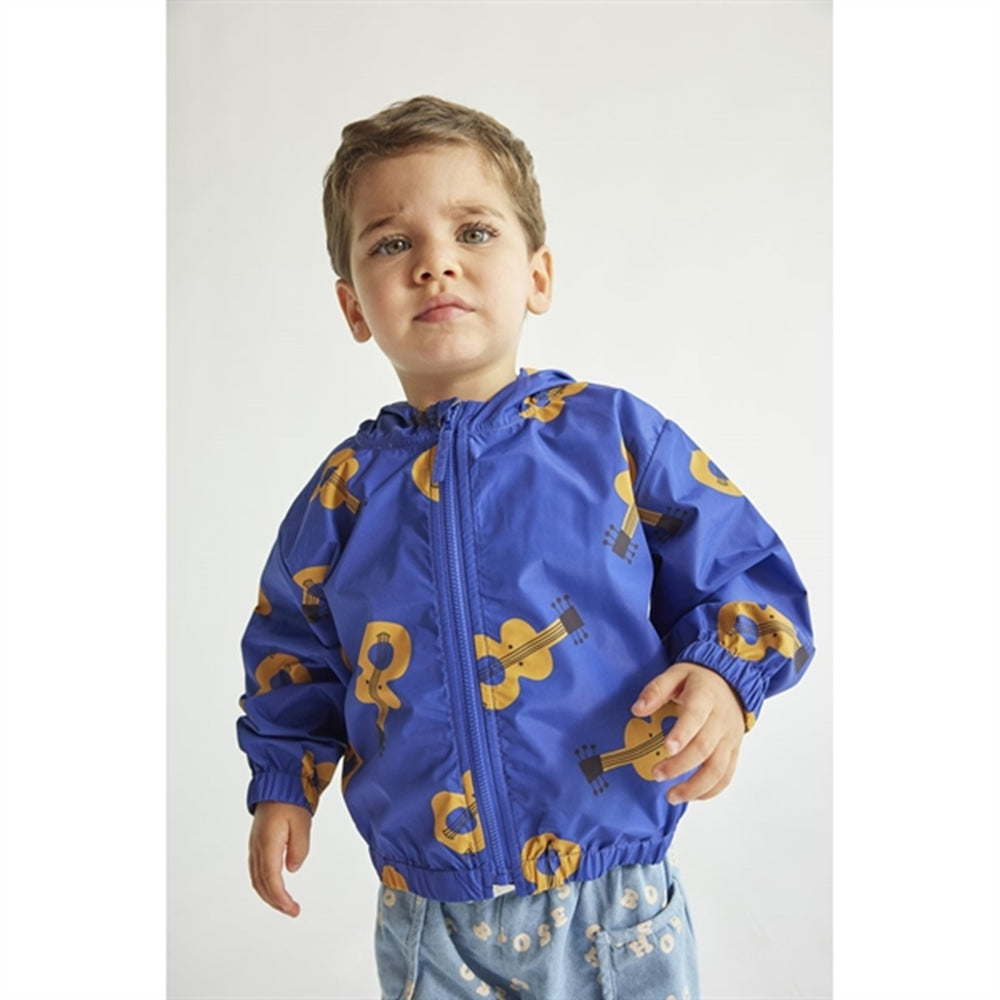 Køb Bobo Choses Baby Acoustic Guitar All Over Jakke Wind Stopper Blue