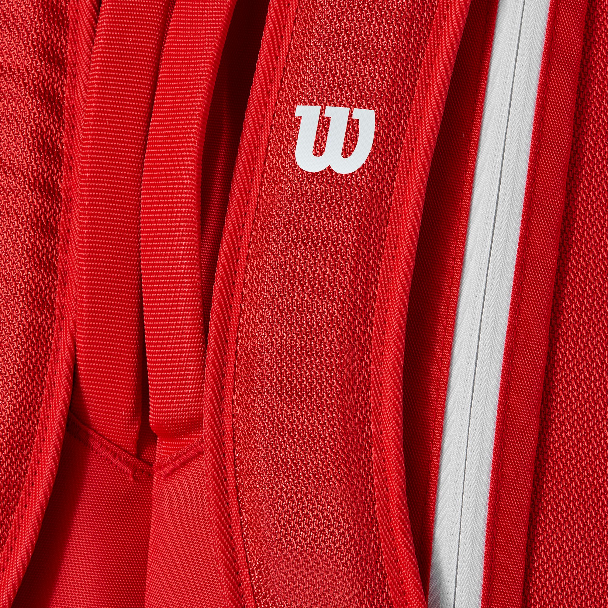 Wilson Super Tour Red 9 Pack Tennistasche rot
