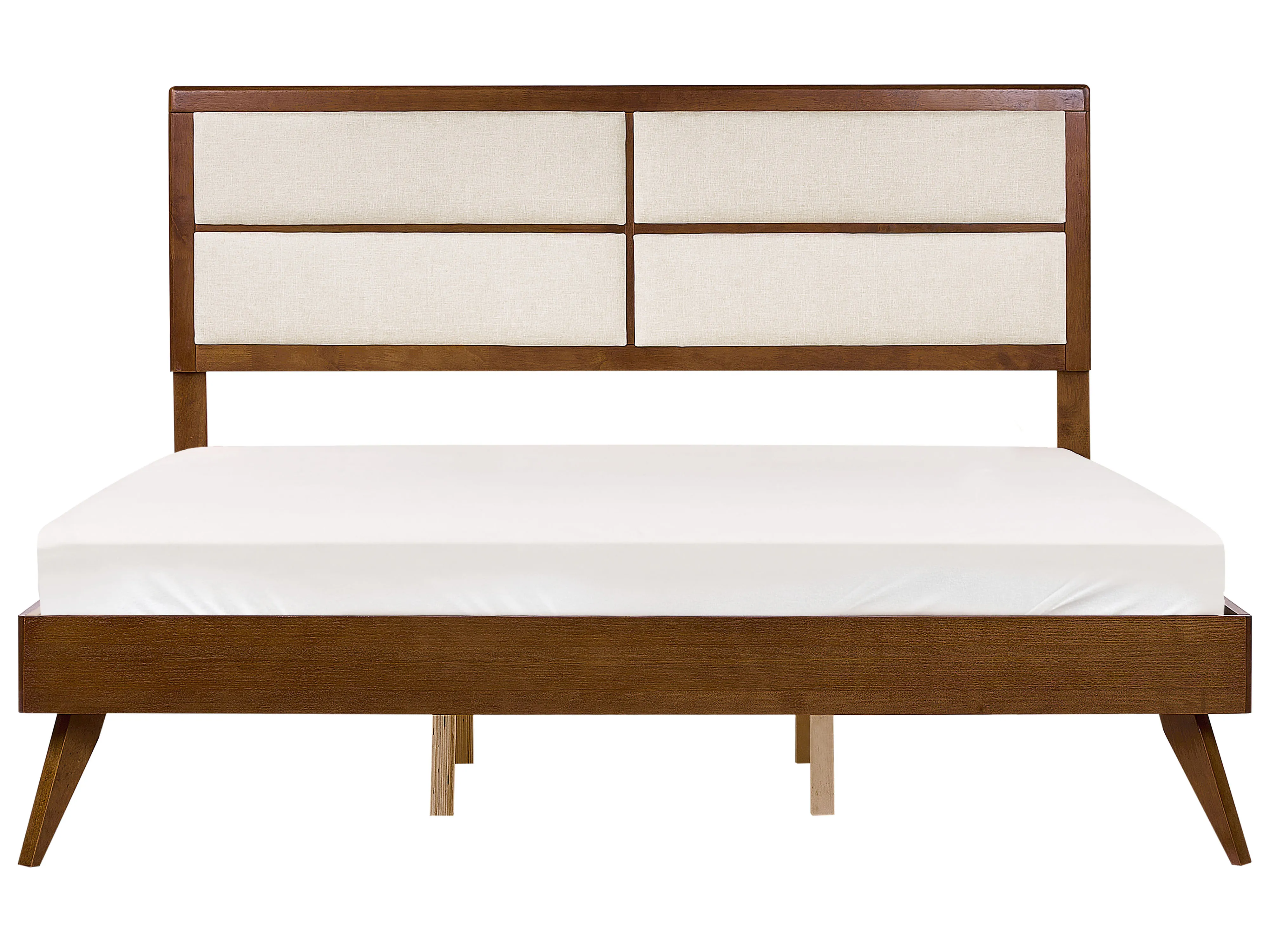 Bed POISSY 180 x 200 cm Donker essenhout