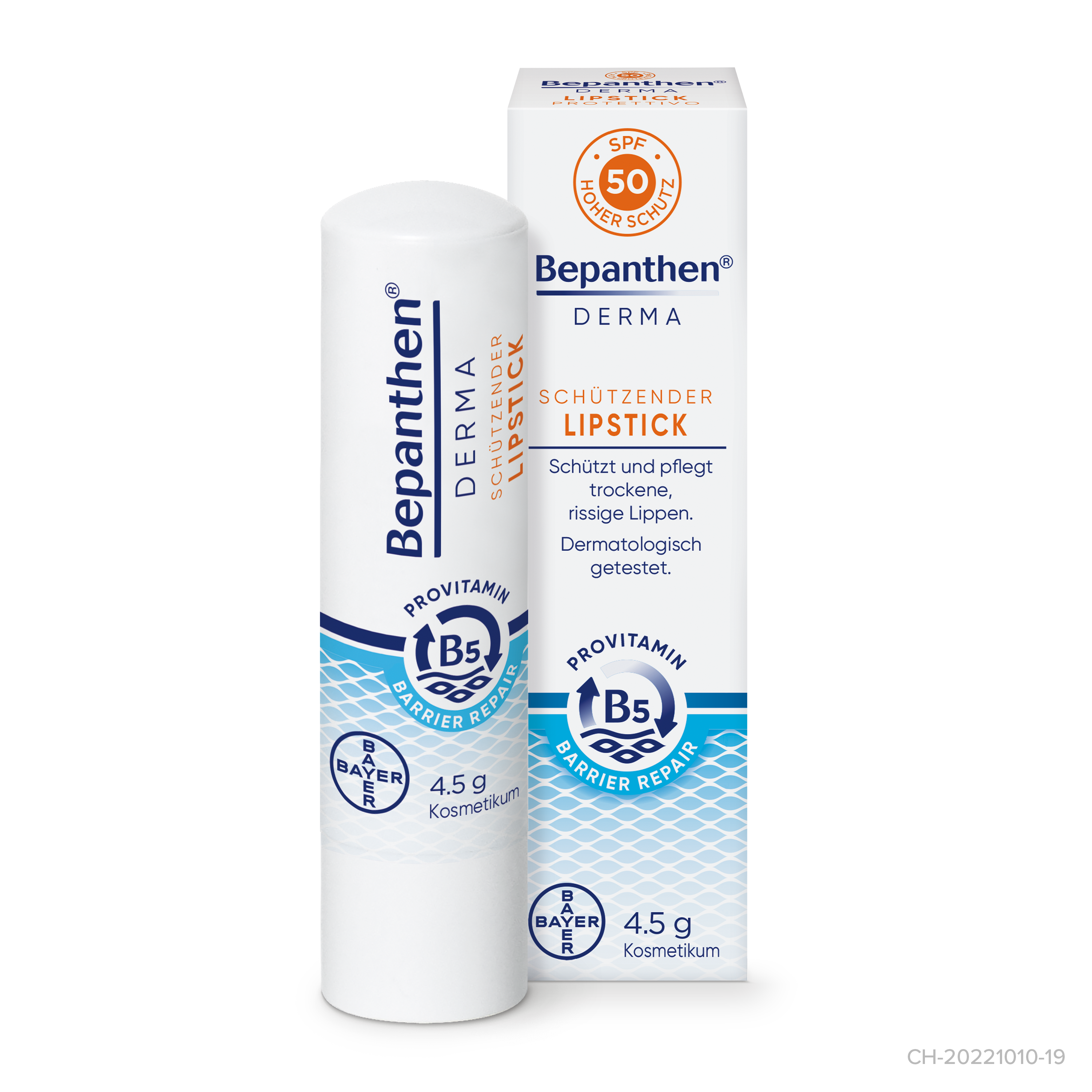 BEPANTHEN DERMA Lipstick SPF50 Stick 1 Stk