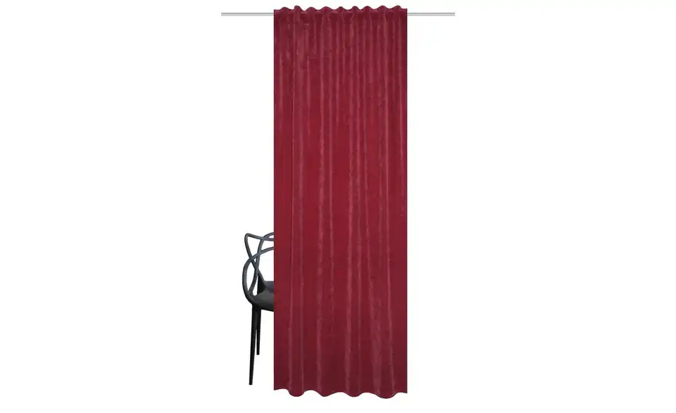 Fertigschal Bordeauxrot 295 cm