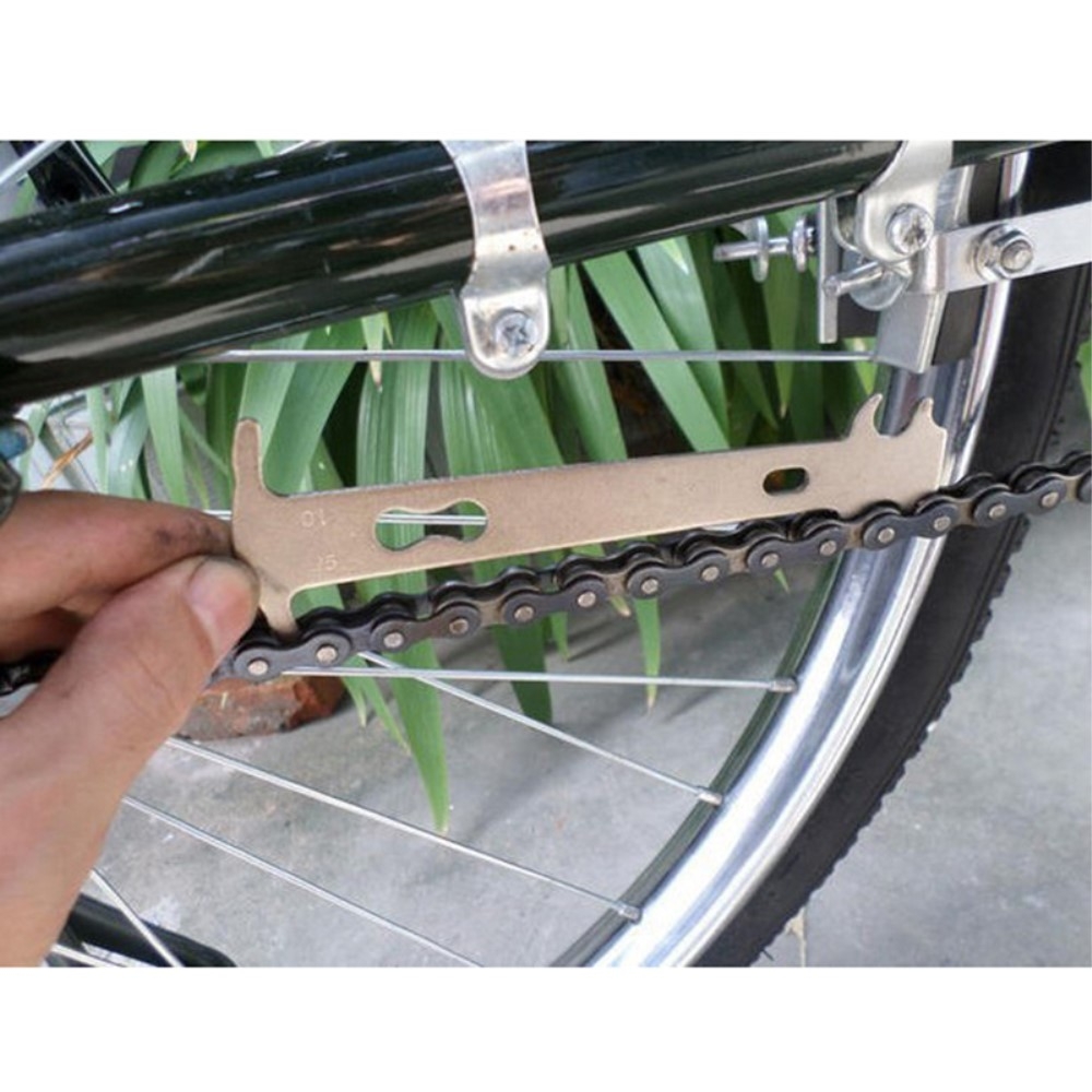 Edelstahl Fahrrad Velo Werkzeug Kettenmesslehre Ketten Verschleiss Messgerät
