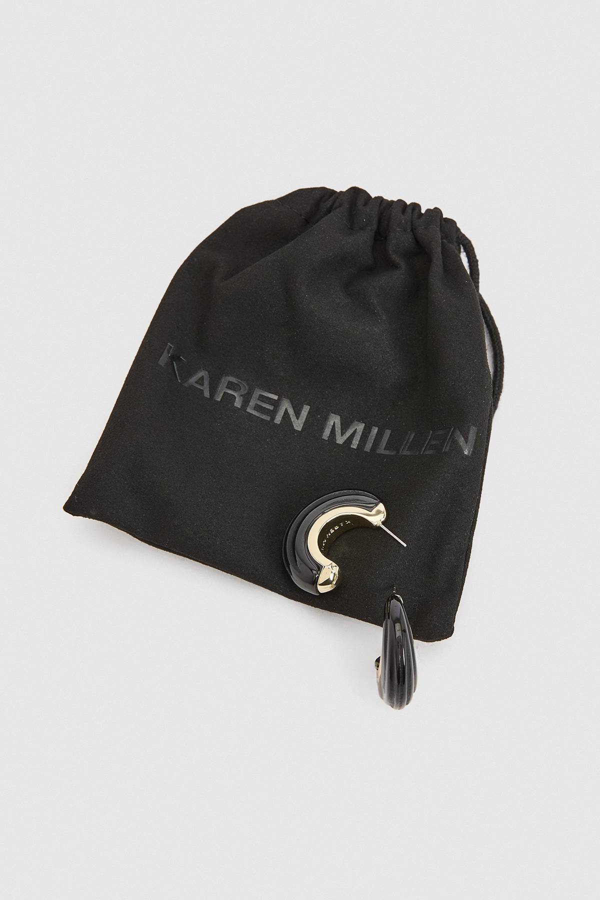 KarenMillen Créoles Coniques En Résine