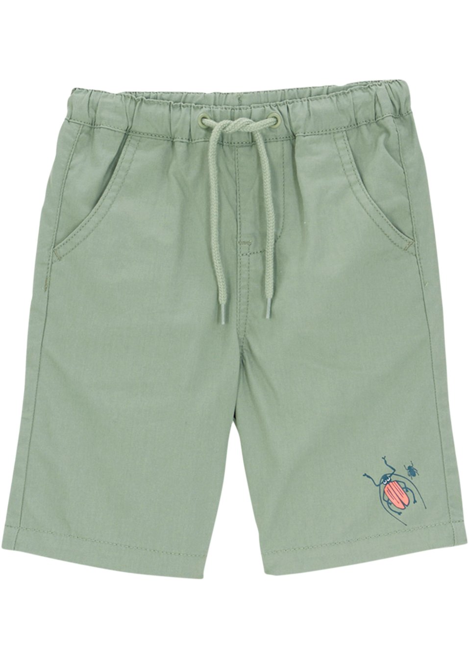 Bermuda garçon en toile avec taille extensible, Regular Fit