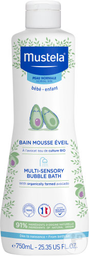 Mustela Bébé Bain Mousse Éveil Peau Normale Flacon 750ml
