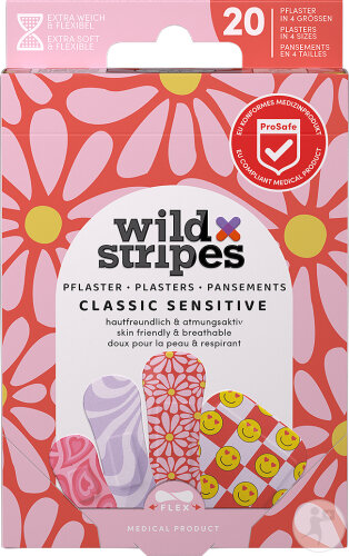 Wild Stripes Classic Sensitive Pastel Fun 20 Pièces