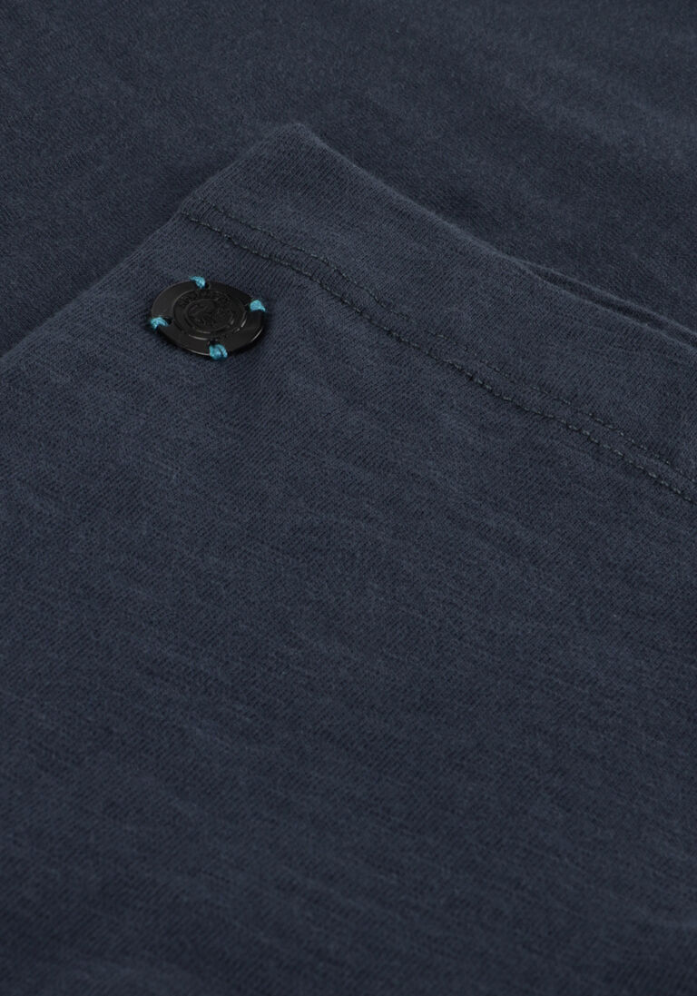 CAST IRON donkerblauwe cast iron t-shirt short sleeve r-neck organic cotton slub essential
