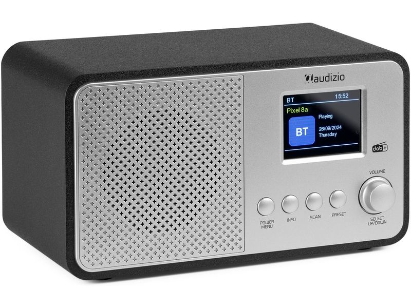 Audizio DAB  Radio Avio Silber DAB  Radio mit Bluetooth