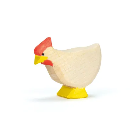 Ostheimer Huhn weiß stehend