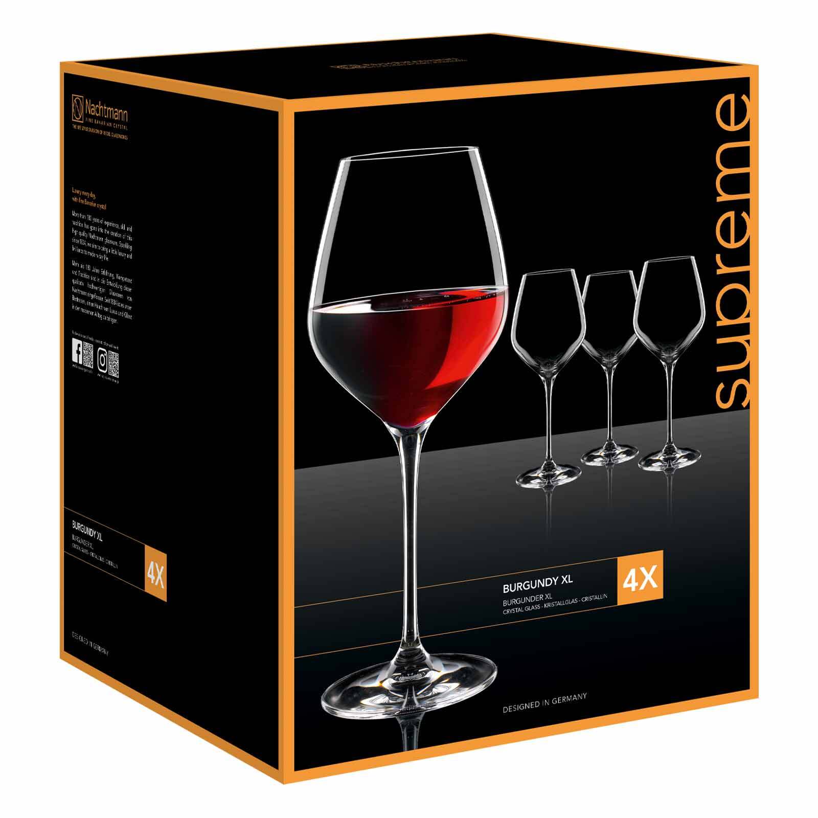 Nachtmann Burgundergläser Supreme 840 ml 4er Set