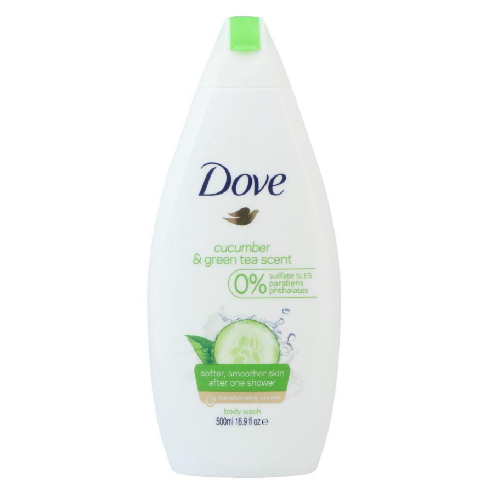 Gel douche Dove Concombre et Thé vert