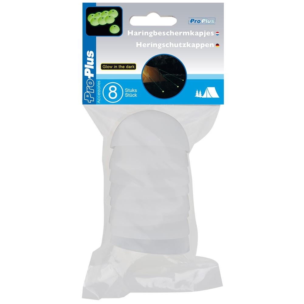ProPlus Heringschutzkappen Glow-in-the-dark 8 Stück