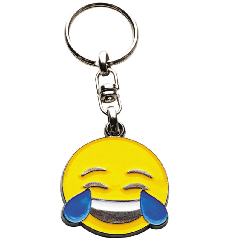 Silca Schlüsselanhänger Emoji Lachend, gelb