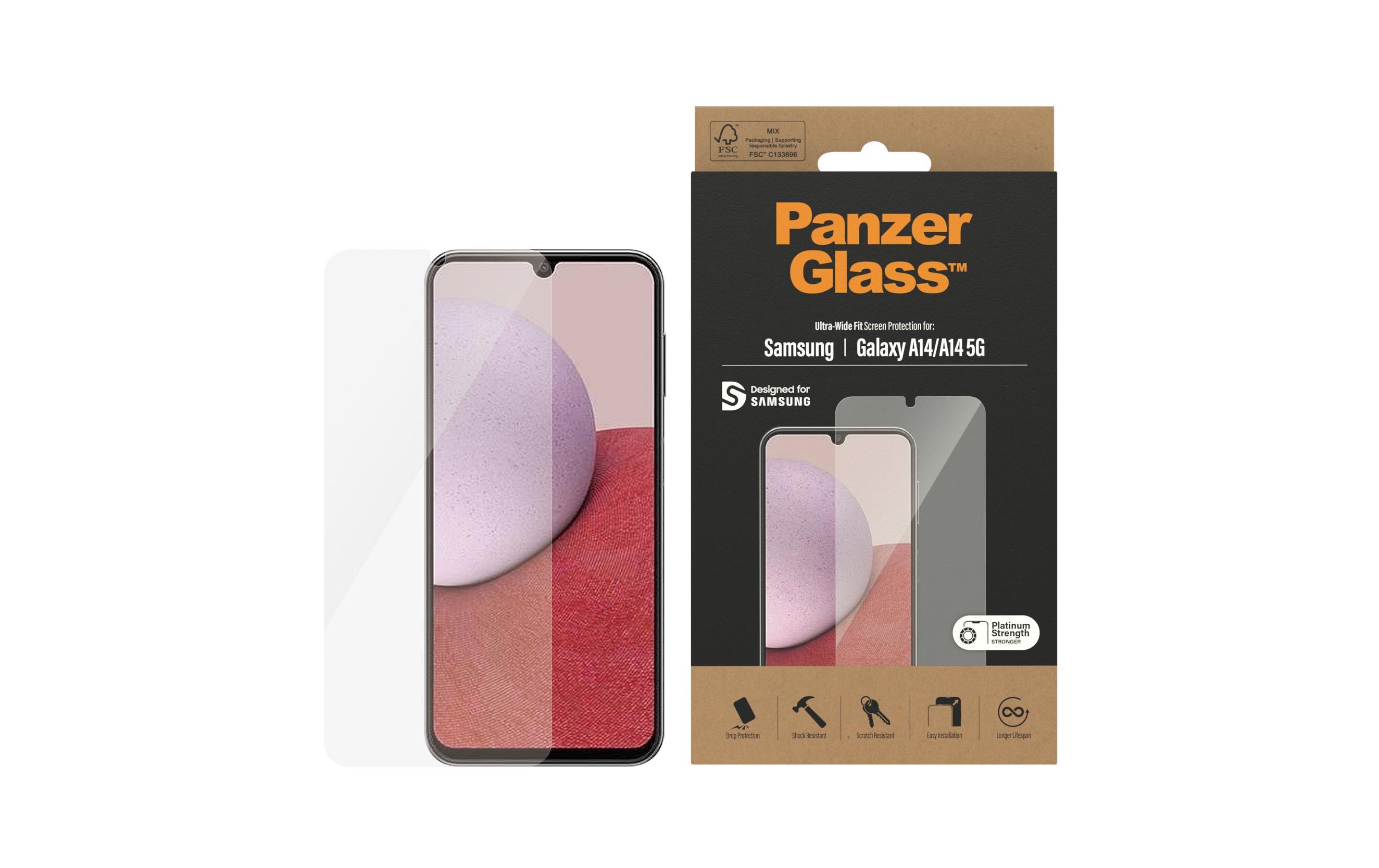 Displayschutz Ultra wide Fit Galaxy A14 / A14 5GDisplay-Schutzfolie für das Samsung Galaxy A14/Galaxy A14 5G