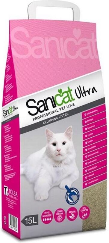 Sanicat kattenbakvulling Ultra 15 L