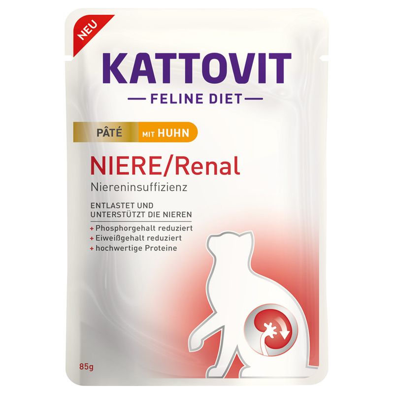 Lot Kattovit Renal spécial reins Paté 30 x 85 g