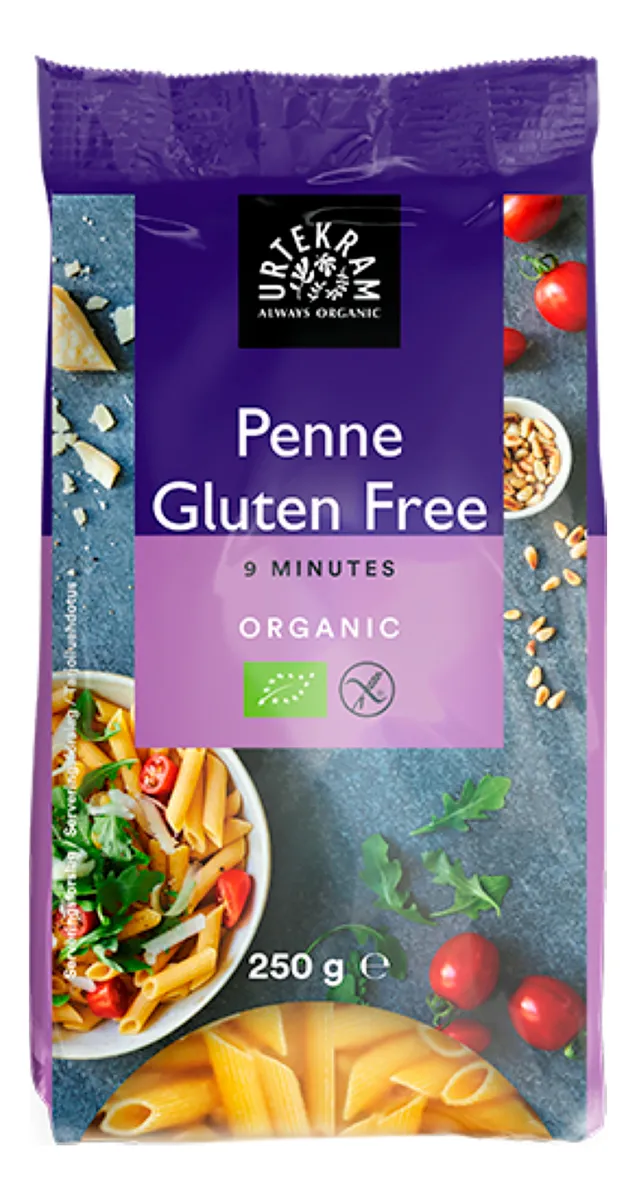 Urtekram Penne Glutenfri Ø - 250 g.
