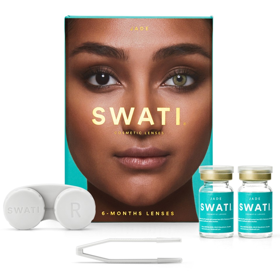 SWATI - Farvede Kontaktlinser 6 Måneder - Jade