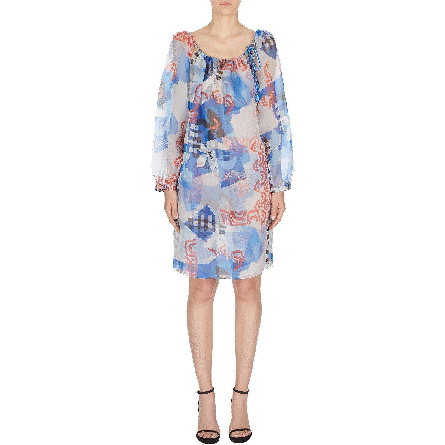 Emporio Armani Patchwork Midi Dress