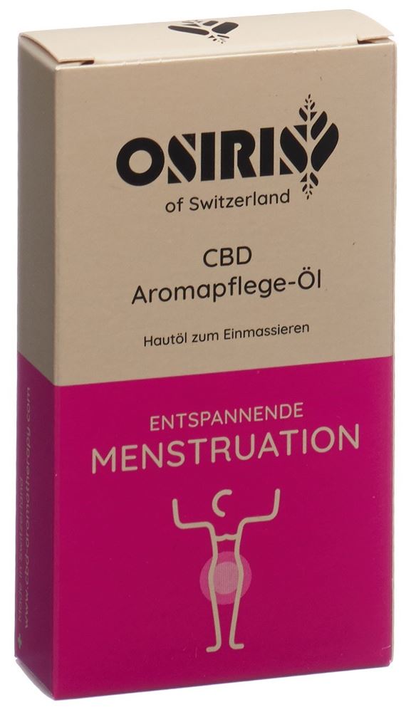 OSIRIS CBD Aromapflegeöl<br>10 × 1 ml, Blister, entspannte Menstruation