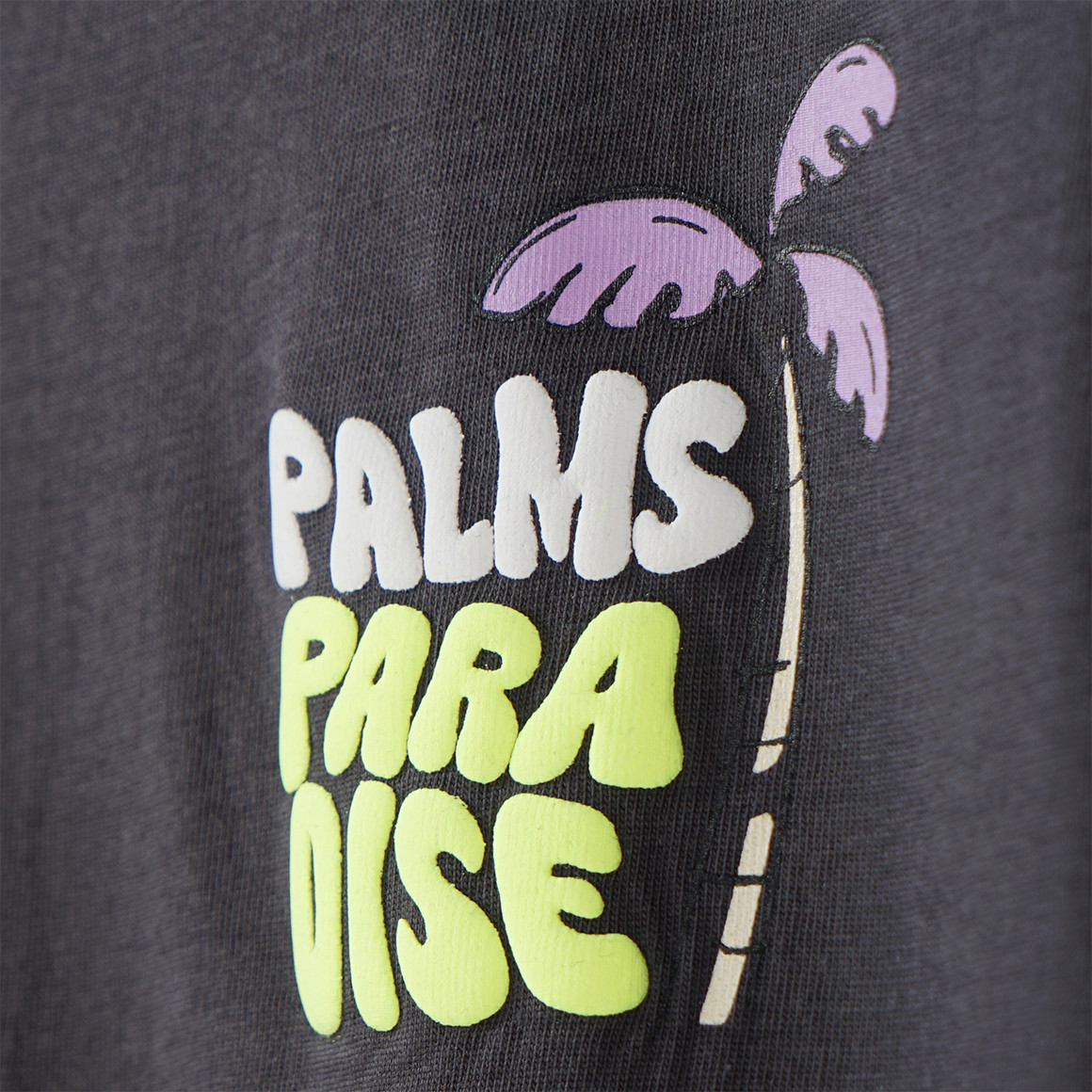 Yigga Jungen T-Shirt mit Rücken-Print dunkelgrau