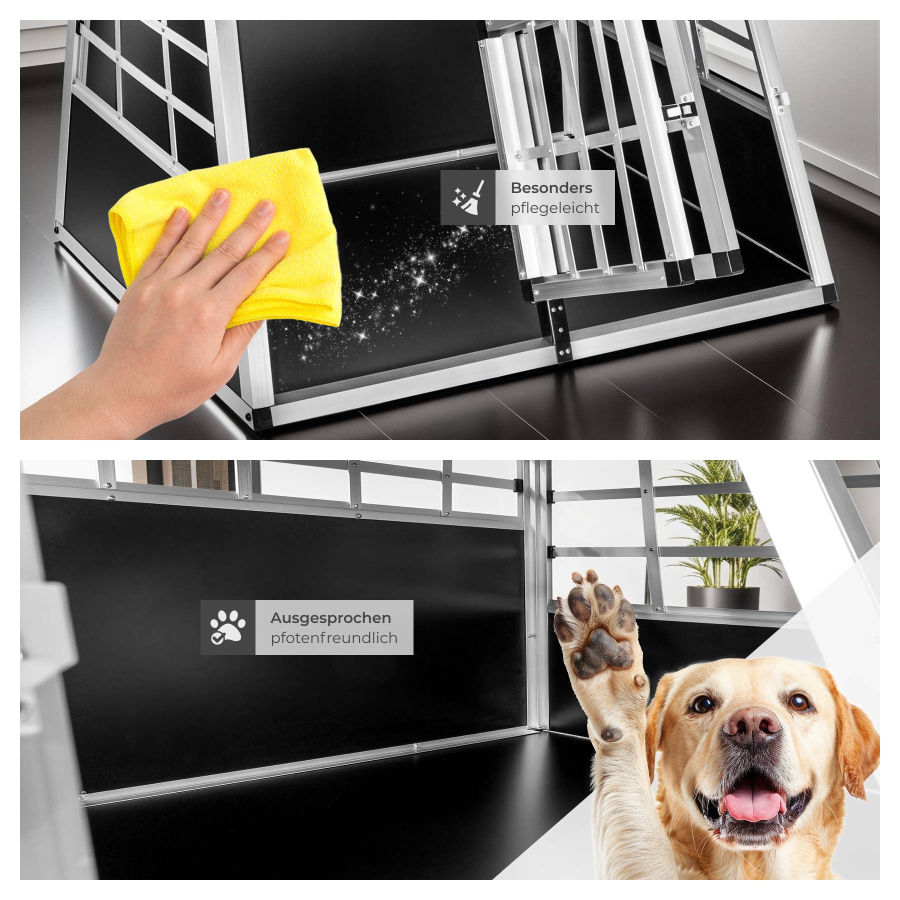 Hundetransportbox doppel