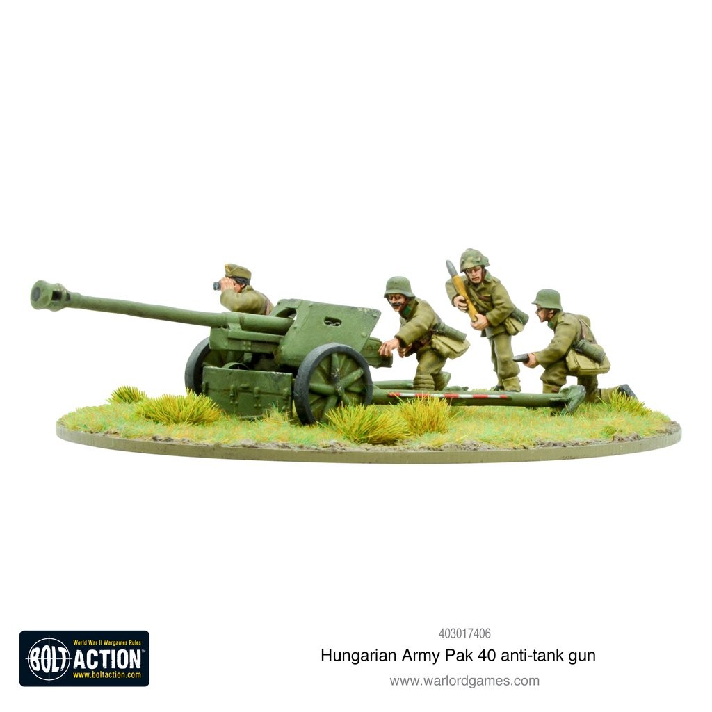 Bolt Action - Hungarian Army Pak 40 anti-tank Gun