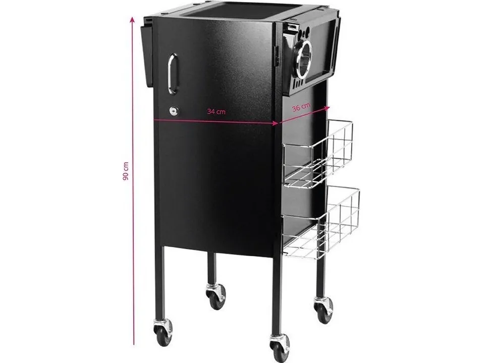 Activeshop Gabbiano frisørassistent Deluxe 500 sort