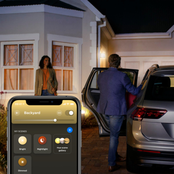Philips Hue outdoor buitenlamp Inara zwart