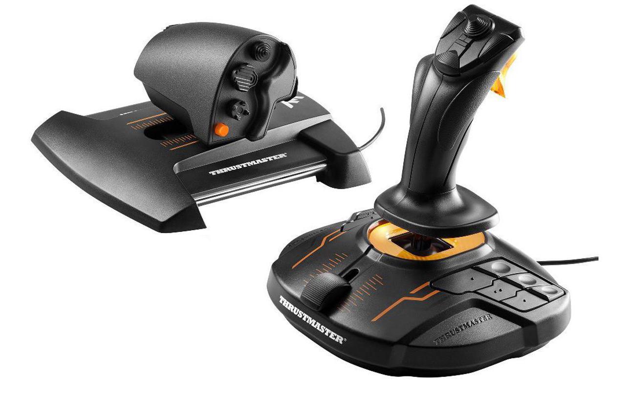 Joystick T.16000M FCS Hotas + Dual Throttle<br>T.16000M FCS Hotas Flight Stick + Dual Throttle