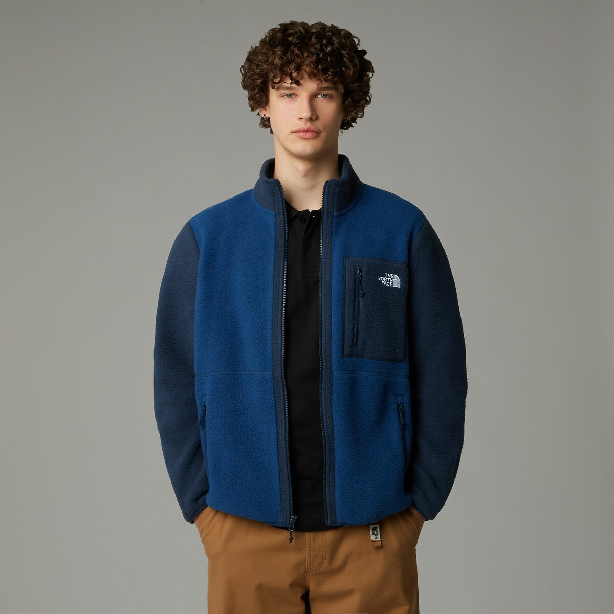 THE NORTH FACE<br>Suéter de lã com gola alta e zíper Yumiori